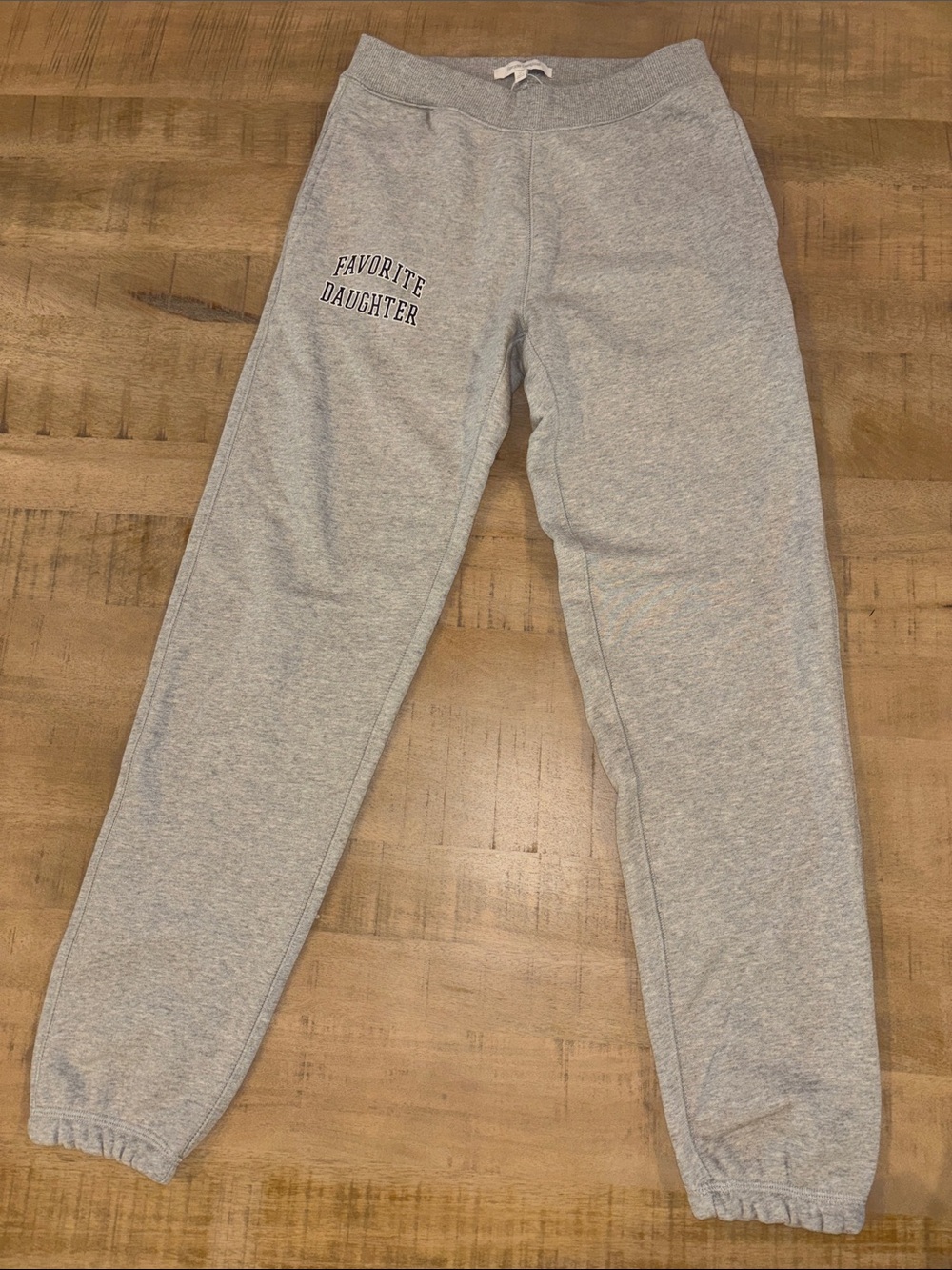 Favorite Daughter Collegiate Oversized Sweatpants Joggers Heather Grey XS NWT - Picture 7 of 9